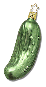 Legendary Pickle Ornament<br>Inge-glas of Germany